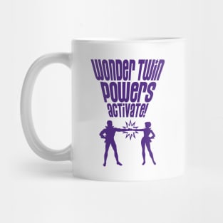 WONDER TWINS - Groovy tie dye Mug